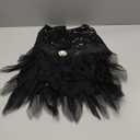 Tangpan Beam Waist Christmas Pet Costume Dog Dance Skirt Satin Camp Party Dress (XX-Large, Black)