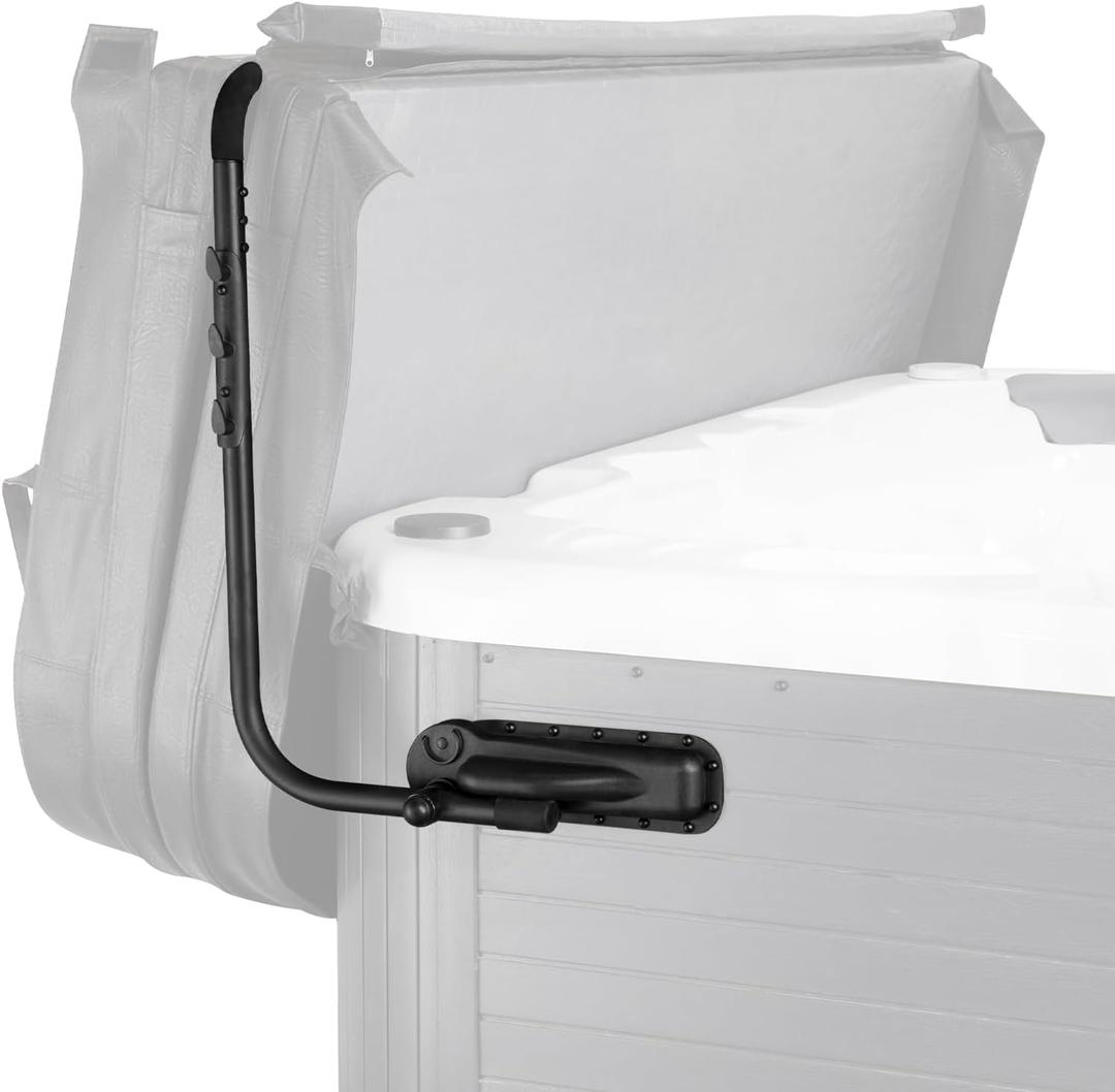 VEVOR Hot Tub Cover Lift, Adjustable Spa Cover Lift, Height 31.5 to 41.3 in, Width 69 to 100.5 in, Mounts on Both Sides at The Top, Compatible with Different Sizes of Rectangular Hot Tubs and Spas