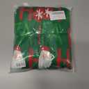 ANGELGGH Onesie Christmas Family Matching Pajamas Adult Couples Men PJs Hooded Women Novelty One-piece Sleepwear (Green)