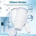 Upgraded Water Filter Replacement for Zero Pitcher and Dispenser ZR-001 ZR-004 ZP-006 ZR-017, Multi-Stage Filter System, Effectively Reducing Lead, Chromium, PFOA, and PFOS, Pack of 4, By DESENRUIS