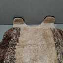 OLANLY Bathroom Rug Set 2 Piece, Soft Absorbent Microfiber Bath Mats and U-Shaped Contour Toilet Rug, Non-Slip, Machine Wash Dry, Plush Shaggy Bath Mats for Bathroom (24"x16"+24"x20", Brown)