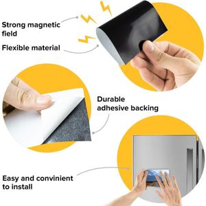 10pcs Magnetic Adhesive Sheets 4x6
