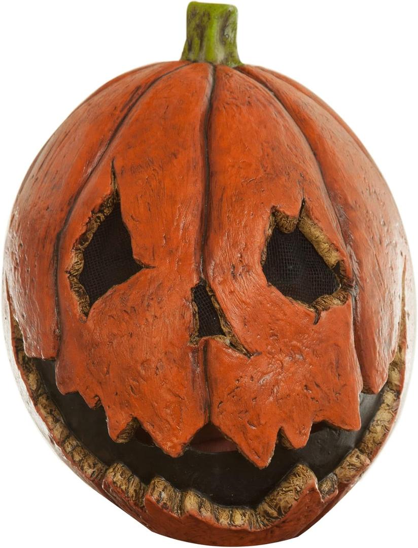Ghoulish Productions Last Night Pumpkin Mask (Multi-colored)
