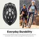 Schwinn Thrasher Helmet for Adults, Size 58-62 cm for Riders Ages 14+, Microshell, Adjustable Dial & Straps, Interior Padding, Air Vents, Visor, Adult Bike Helmet
