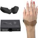 DELTAHUB Carpio 2.0 - Right-Handed Truly Ergonomic Wrist Rest for Mouse, Carpal Tunnel Support, Pain Relief, Anti-Fatigue, Easy Glide, Sleek, Office Computer, Laptop, Gaming - Large, Grey