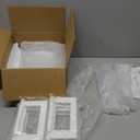 Gonice White Desk 4 Drawer Organizer, Plastic Small Drawer Storage, Desk Storage for Office and Home