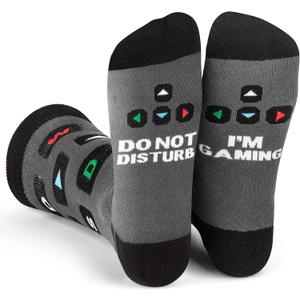 Lavley Funny Socks For Geeks - Cool Gifts for Gamers, Musicians and Teachers