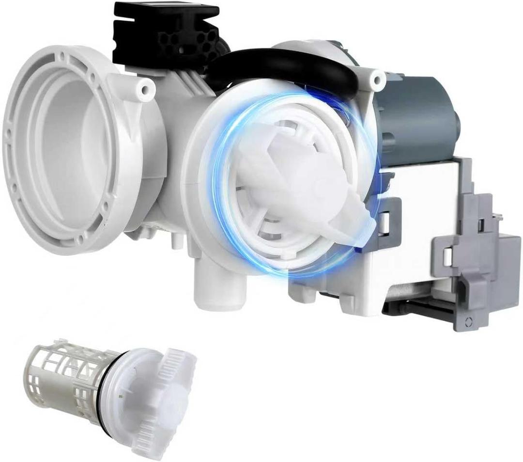 Upgraded DC97-20621A, DC97-17999N Drain Pump Assembly Compatible with Some Samsung Washers, Replaces DC31-00187A AP6807020 PS12592830 EAP12592830 495963 Washer Drain Pump Motor for Samsung