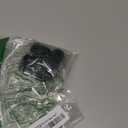 Mikikit 4Pcs Universal Toilet Bolt Caps: Toilet Seat Floor Bolts Caps, Black Toilet Screw Covers Toilet Bolt Covers Round Plastic Push-On Toilet Bowl Bolt Caps Covers