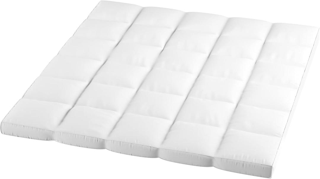 Bluestone Extra Thick Mattress Topper, King Size, White