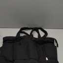 Wandering Nature Puffer Tote Bag with Cup Holder & Laptop Compartment & Trolley Sleeve for Travel, Work, Nurse, Women, Medium
