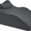 Memory Foam Wedge Pillow for Sleeping, Reading and Back Support, Intimacy Butt Pillow Ergonomic Bed Pillow for Acid Reflux, Back Pain Relief and Massage with Removable Cover (Dark Gray)