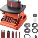 VEVOR Oscillating Belt and Spindle Sander, 2400RPM Benchtop Spindle Sander with 5/8" Stroke, 5 Sleeves (1/2" - 2") & 24" x 3.86" Sanding Belt for Woodworking, Furniture Finishing, DIY Projects