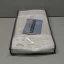 100% Blackout Shield Linen Blackout Curtains for Bedroom 96 Inches Long, Back Tab/Rod Pocket Living Room Drapes, Thermal Insulated Blackout Curtains 1 Panel Set, 100" W x 96" L, Beige