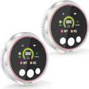 2 Pack 5-in-1 Carbon Monoxide Detectors &Smoke &Natural Gas Leak Detector, Portable Carbon Monoxide Detectors Plug in & Battery Backup - Hotel and Travel Safety, RV, Home