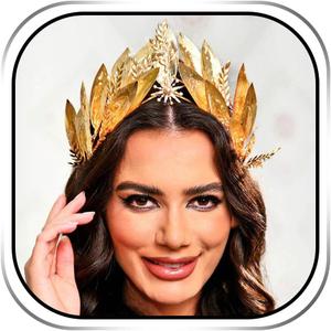 Sixexey Gold Leaf Crown Greek Goddess Crown Tiara Bridal Princess Costume Hair Accessories for Women