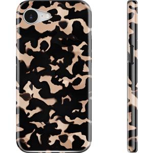 DEENAKIN for iPhone 16e Case Cute,Aesthetic Tortoise Shell Phone Case, Compatible with Magsafe, Cheetah Leopard Print Brown Turtle Amber Magnetic Slim Shockproof Protective Women Girl Men Cover