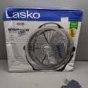 Lasko Wind Machine Fan, Air Circulator Fan with 3 Speeds, 20" Model 3300, Gray