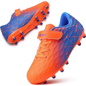 Hanani Boys Soccer Cleats Kids Girls FG/AG Soccer Athletics Sport Shoes Training Shoes Running Shoes Teenager Indoor Outdoor Football Shoes Sneakers for Unisex, Size 33
