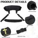 Mepase 2 Pcs Football Hand Warmer Cross Reusable Hand Pouch with Zipped Pocket and Adjustable Waist Strap for Outdoor Sports Football, Baseball, Hiking & Camping