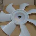 16285-74110 Cooling Fan Blade Compatible with Kubota D1105 D1305 V1505 V1505B J116 J119 J324 J320 WG1605 Engine, 7 Fan Blades 370mm