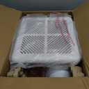 Tech Drive Very Quiet Bathroom Exhaust Fan - 50 CFM, 1.2 Sone, No Attic Access Needed, Energy Star Certified, Easy to Install,3-Inch Duct, Ceiling or Wall Mounted for Bathrooms Up to 55 Sq. Ft, White