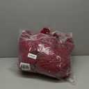 Beatrice Home Fashions Medallion Chenille Bedspread, King, Burgundy