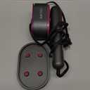 YOZLNFO Travel Steamer for Clothes Portable: 2-in-1 Mini Handheld Garment Steamer Iron - 15s Heat Up & 5 Adjustable Steam - Large Ceramic Panel - 110-120V Black&Pink