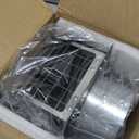 4" Dryer Vent Cover Outdoor,Dryer Vent Cover for Exterior Wall Vent Hood Outlet Air Vent,Dryer Vent Cover Outside,Exterior Dryer Exhaust Vent Cover Cap for House AC,Through Wall Dryer Vent Kit,Black