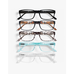 Gaoye Professional Reading Glasses for All Day - Computer Readers with Blue Light Protection - Value Pack