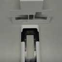 Anti Theft Ring Doorbell Mount: White Ring Doorbell Door Mount Blink Camera Holder - Metal, No Drill Required (Glittery Frosted White)