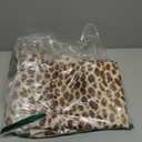 WARM HAVEN Leopard Print Rug, Animal Print 4.6x5.2 Feet Cowhide Rug for Living Room Bedroom Cow Hide Cheetah Faux Fake Antelope Deer Western Rustic Multicolor