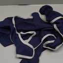 Kuoser Dog Surgery Recovery Suit, Professional Dog Surgical Suit for Back Legs, Soft Dogs Recovery Sleeve to Prevent Licking Biting Wounds, Dogs Onesie After Surgery Elbow Protector, Blue L (Large (Back: 15.74"; Chest: 24.01"))