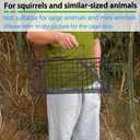 Live Squirrel Trap Heavy Duty Humane Animal Cage Trap (No Assembly Required)