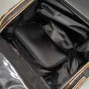 Stagiant Rolling Makeup Train Case, Professional Makeup Case, Travel Cosmetic Organizer Make Up Storage Bag for Makeup Artist, Hairstylist, Barbers, with 5 Toiletry Bags, Black