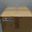 Spherical LED Clear Glass Hanging Light, Creative Single Pendant Light, Ceiling Light Base on E27 Gold Lamp Holder (25CM)