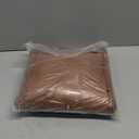 Oeihuivt Weekender Bags for Women - 21 Inch Large Travel Duffel Bag 2-Piece Set with Shoe Compartment, Heavy-Duty Canvas Leather Carry On Overnight Tote (Brown-Deep blue stripes)