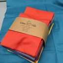 Urban Villa Kitchen Towels 100% Cotton Dish Towels for Kitchen(Set of 12)20x30 Dish Cloths Highly Absorbent Kitchen Linen Set with Hanging Loop Perfect for Drying Dishes Cleaning Hand Towels Multi