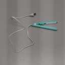 Mini Chip Sealer - Portable Kitchen Handheld Bag Resealer - Heat Vacuum Sealer Machine Gadget with Power Cable for Snack, Plastic Bags & Food Storage - Keep Cookies Fresh(Blue) (LC-FKJ-Blue)