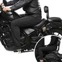 Motorcycle Sissy Bar Backrest for Honda Rebel 1100 CMX1100 CM1100 2021 2022 2023 2024 2025 2026 Detachable Driver Passenger Back Rest Upright Rear Seat Leather
