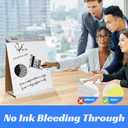 Nortix Sticky Easel Pads, Upgraded Versatile Tabletop Sticky Easel Pad with Dry Erase Surface for Meeting/Training/Doodling, 20x23 Inches, 20 Sheets/Pad, 4 Pads