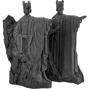 Bookends Height 9.5" Book Ends Decor Merchandise Resin,Gifts for Living Room Bedroom Office Decoration (9.5 inch)