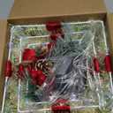 Set of 3 Christmas Lighted Gift Boxes Plug-in 60 Led Light Up Boxes Ornaments for Christmas Decorations Indoor Outdoor Home Yard Xmas Tree Holiday Party Lawn Porch (Tinsel)