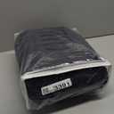 H.VERSAILTEX Real Velvet Plush 3 Piece Stretch Sofa Covers Couch Covers for 2 Cushion Couch Loveseat Covers Width Up to 72 Inch Feature Thick Soft Stay in Place (Medium Sofa, Black)