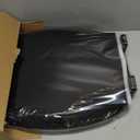 Aünsffer Toilet Seat Black, Toilet Seat Round 16.5 inch Soft Close Quiet, No Slam, Premium PP Material Easy Clean, B2B Black