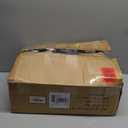 Furnulem Night Stand with Charging Station, Black Nightstand with Drawers and Led Light, Tall Dresser for Bedroom, Bedside Table with Fabric Storage Bins, Metal Frame, Wood Furniture