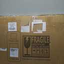 Piegricdiat Decorate Makeup Mirror with Light, Bathroom Mirror with Touch Screen, Three-Speed Color Change, Dressing Table Mirror(Color:Without Light)