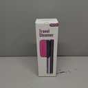 OGHom Steamer for Clothes, 110-240V Travel Steamer & Iron 2 in 1, 1000W Powerful Steam, Portable Handheld Garment Wrinkle Remover, 30s Fast Heat-Up with Dry& 2-Steam Control, for Global & Europe-Black