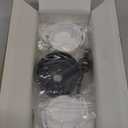 in Wall Cable Management Kit, Slim TV Wire Hider Kit for Wall Mounted TV, 2 Pcs Pass Through with Hole Saw for Network, HDMI, Speaker Cables, Coaxial, White