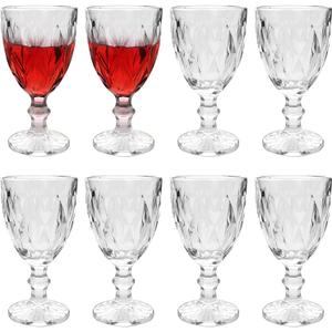 QAPPDA Glasses,Crystal Clear Stemware,12 Ounce,Set of 8,Ideal for Daily Use or Entertaining Occasion.Elegant Drinking Cups for Beer,Whiskey, Soda,Cocktails and Juice